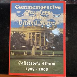 FULL COMPLETE 1999-2008 Commemorative Quarters of the US Collectors Album