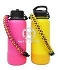 Paracord Handle & Silicone Boot Protective Cover For Hydro Flask 32 & 40 oz