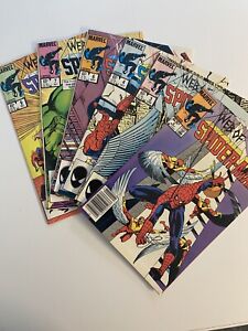 New ListingWeb of Spider-Man lot of 6 Comics Marvel 1985 - #2 3 4 6 7 9