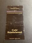 Vintage Matchbook: “Cafe Sandalwood” Fairfield, New Jersey