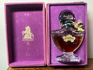 Vintage Guerlain Shalimar Paris 1/3FL OZ Perfume Unopened with originial box