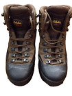 VTG Cabela's by Aku Gore-tex Lined Brown Suede and Canvas Hiking Boots Ankle Pad