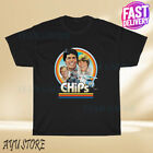 New CHIPS Retro Movie TV SHOW Logo T-Shirt  Funny Size S to 5XL