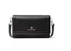 MICHAEL KORS Jet Set genuine leather phone crossbody bag wallet BLACK-Defective
