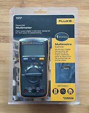 FLUKE Digital MultiMeter, CAT III, 600V AC/DC, model 107 #2589556