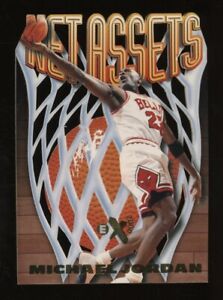 New Listing1996-97 Skybox E-X2000 Net Assets #8 Michael Jordan Chicago Bulls HOF