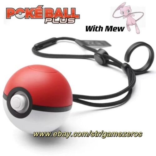 Nintendo Switch Pokemon Poke Ball Plus Controller Let‘s Go! Pikachu w/ Mew - NEW