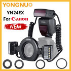 YONGNUO YN24EX E-TTL Macro Ring Flash Speedlite Light 2Pcs Flash Head for Canon