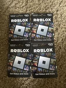 $50 Roblox Physical Gift Card Includes Free Virtual Item (100%NEW CARD)