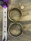 New With Tags 2 LUCITE bangle Bracelets 1 Silver Tone 1 Gold Tone