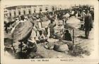 Pakistan Karachi Old Market Postcard Vintage Post Card