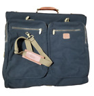 Vtg Dakota Tumi Luggage Shoulder Garment Travel Bag Black Canvas Cordura USA