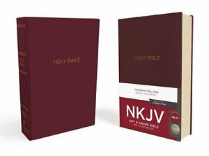 NKJV, Gift and Award Bible Burgundy Leatherflex BRAND NEW in Shrink Wrap!!!