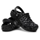 Classic Geometric Clog Unisex Croc Clogs Slip On Shoes Waterproof Sandals NWT