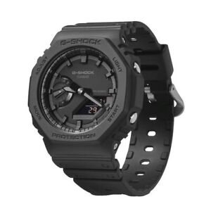Casio G-Shock GA-2100-1A1 Analog-Digital Tough Solar Carbon Core Black Watch