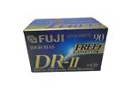 Lot of 5 FUJI DR-II High Bias 90 Type 2 Blank Cassette Tapes 90 Minutes Sealed