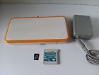 Nintendo 2DS XL With Pokemon Alpha Sapphire White/Orange Tested See Below