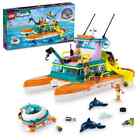 LEGO Friends Sea Rescue Boat Dolphin Building Toy 41734