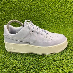 Nike Air Force 1 Sage Womens Size 8.5 Purple Athletic Shoes Sneakers AR5339-500