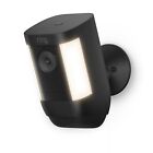 Ring Spotlight Cam Pro Battery, 2-Way Talk, Night Vision, Security Siren, Black