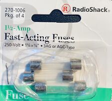 3 Radio Shack 270-1006 1.5 Amp 250V AGC/3AG 1-1/4 by 1/4 Fast Acting Fuses