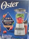 New Oster 2 in 1 One Touch Blender System All Metal Drive To Go Cup 800 Watts
