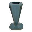 Roseville Futura Blue 1928 Vintage Art Deco Pottery Ceramic Vase 397-6