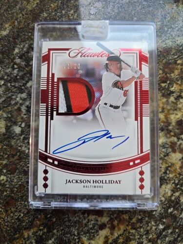 2023 Panini Flawless Jackson Holliday Ruby Patch Auto /20 Orioles