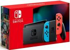 Nintendo Switch Console V2 Neon Blue + Red Joy-Cons 32GB 2Day Ship ✈️ + 1 Yr War