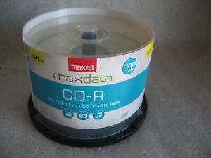New Listing45 Maxell Blank CD-R 80 Min 700MB 52x Recordable  Maxdata Media Discs