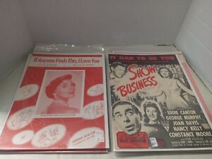 New ListingVintage Sheet Music From 1930's -50's Lot Of 20