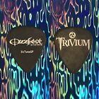Trivium Guitar Pick Black Corey Beaulieu Custom Sig Model 2005 Ozzfest Tour Logo