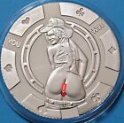 New ListingNSFW 1 ozt 999 Silver Have U Seen My Brother? Art Round Sexy Bullion Poker Chip