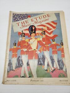 New ListingVintage February 1929 The Etude Music Magazine Classic Sheet Music & Articles