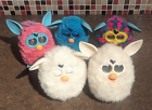 Furby 2012 & Boom Lot x5 White Blue Pink Yeti Taboo Cotton Candy TESTED & WORKS