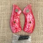 S&W J Frame Round Butt Classic Panel Grips Pink Pearl S&W Medallion