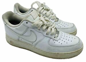 Nike Air Force 1 Low 'Triple White' Men's Sneakers 315122-111; Size 10