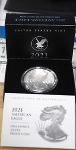 2021 S American Eagle One Ounce Silver Proof Coin! - Type 2 - FREE SHIPPING!