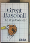Great Baseball (Sega Master System, 1987): SMS, Vintage, Retro, GAME AND CASE