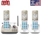 AT&T Expandable Cordless Phone System Answering Machine 3 Handsets Bluetooth
