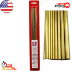 Brass Rod Assortment, 12 in Length, Various Widths, Set includes 11 pieces USA