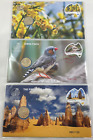 2023 PERTH $1 COIN & STAMP SHOW SET OF 3 PNC's- Wattle, Pinnacles & Finch