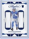 2022 Panini Flawless Debut Duals Rookie RC Patch Aidan Hutchinson 1/5 JS1