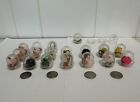 VINTAGE 1950s - 1960s CAPSULES WITH VENDING CHARMS NOVELTY KEYCHAIN 17 TOTAL