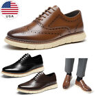 Men's Dress Sneakers Casual Oxford Formal Lightweight Shoes US Wide Size 6.5-15