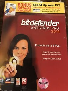 Bitdefender Antivirus Pro 2011 Sealed New