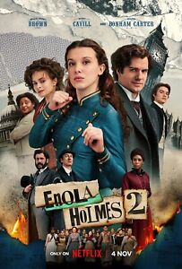 Enola Holmes 2 (2022) New Release Slip cover Free Shipping