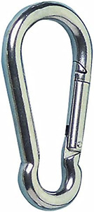 316 Stainless Steel Spring Snap Hook Carabiner (03X30Mm (1-1/8