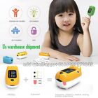 Finger Pulse Oximeter Blood Oxygen Saturation SpO2 Heart Rate O2 Monitor Kid use