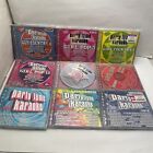 Lot Of 9 Party Tyme Karaoke CD+G Country, Super Hits, Girl Pop, Christmas